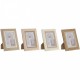 Рамка за снимки Home ESPRIT Многоцветен Кристал Дървен MDF Скандинавски 13 x 2,8 x 18 cm (4 броя)