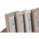 Рамка за снимки Home ESPRIT Многоцветен Кристал Дървен MDF Скандинавски 13 x 2,8 x 18 cm (4 броя)