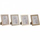 Рамка за снимки Home ESPRIT Кристал Дървен MDF 18 x 2,8 x 23 cm (4 броя)