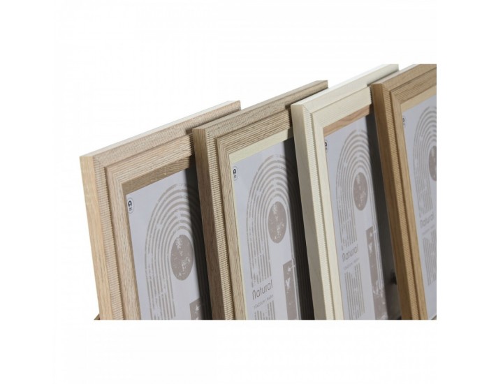 Рамка за снимки Home ESPRIT Кристал Дървен MDF 18 x 2,8 x 23 cm (4 броя)