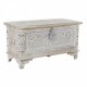 Ракла DKD Home Decor Бял Месинг Дърво манго (88 x 40 x 45 cm)
