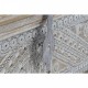 Ракла DKD Home Decor Бял Месинг Дърво манго (88 x 40 x 45 cm)