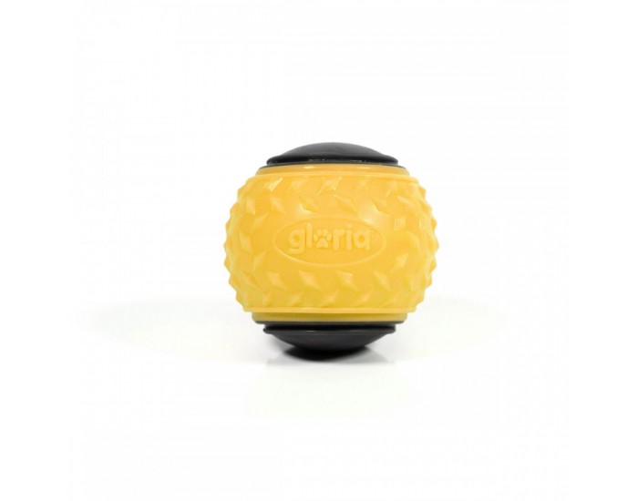 Топка за Домашни Любимци Gloria PLAY AND RUN Жълт TPR M 6,35 cm 2 броя