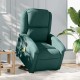 Sonata H Електрически изправящ масажен реклайнер стол тъмнозелен кадифе