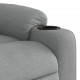 Sonata H Електрически изправящ реклайнер стол, светлосив, текстил