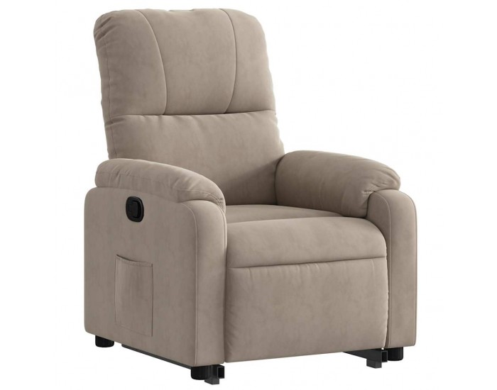 Sonata H Изправящ реклайнер стол, таупе, микрофибърен текстил