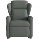 Sonata H Електрически изправящ реклайнер стол, тъмносив, текстил
