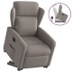 Sonata Fotoliu rabatabil cu ridicare pe verticală, gri taupe, textil