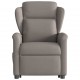 Sonata Fotoliu rabatabil cu ridicare pe verticală, gri taupe, textil