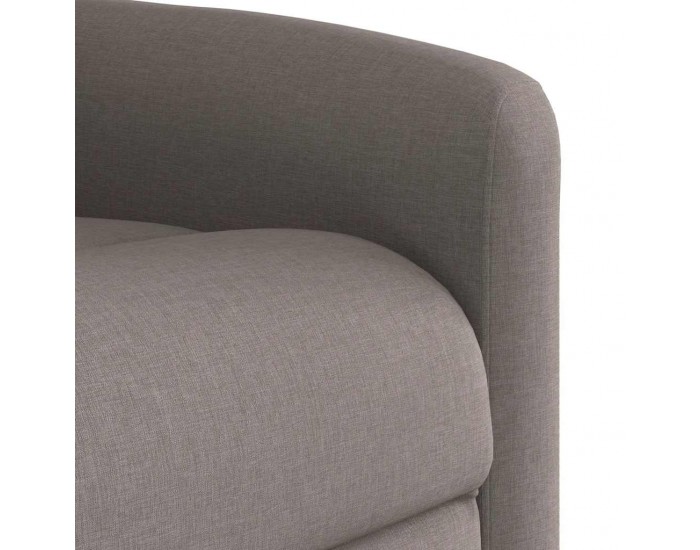 Sonata Fotoliu rabatabil cu ridicare pe verticală, gri taupe, textil