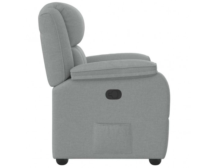 Sonata H Реклайнер стол, светлосив, текстил
