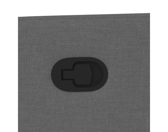 Sonata Fotoliu rabatabil gri închis, material textil