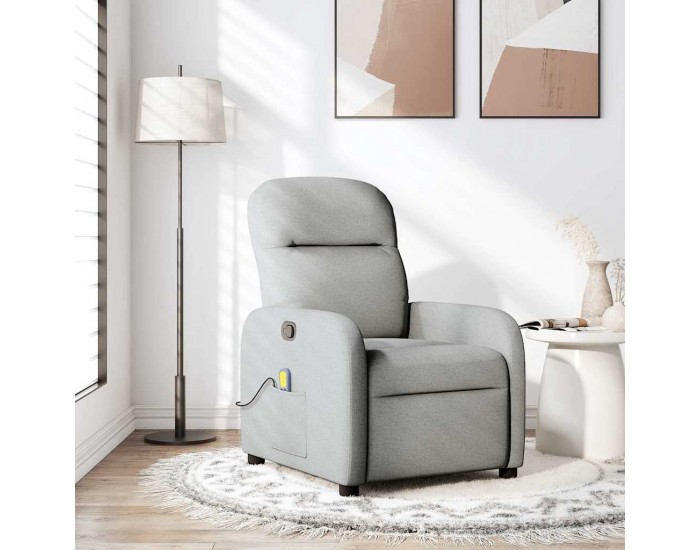 Sonata H Масажен стол за лежанка Cloud Grey Fabric