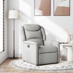 Sonata H Recliner Chair Cloud Grey Fabric - Fotolii