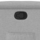 Sonata H Recliner Chair Cloud Grey Fabric
