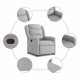Sonata H Recliner Chair Cloud Grey Fabric