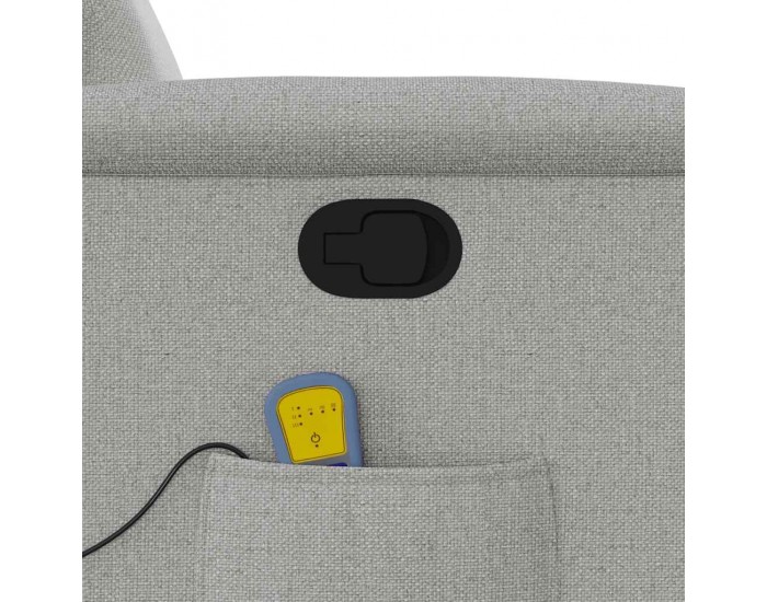 Sonata H Масажен стол за лежанка Cloud Grey Fabric