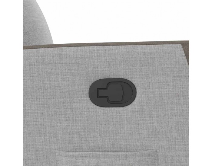 Sonata H Recliner Chair Cloud Grey Fabric