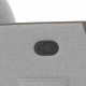 Sonata H Recliner Chair Cloud Grey Fabric
