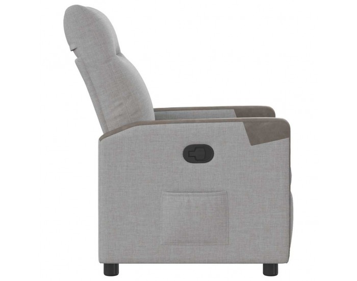 Sonata H Recliner Chair Cloud Grey Fabric