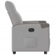 Sonata H Recliner Chair Cloud Grey Fabric