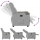 Sonata H Recliner Chair Cloud Grey Fabric