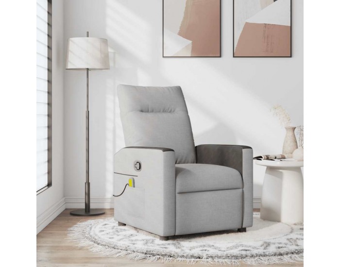 Sonata H Масажен стол за лежанка Cloud Grey Fabric