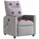 Sonata H Масажен стол за лежанка Cloud Grey Fabric