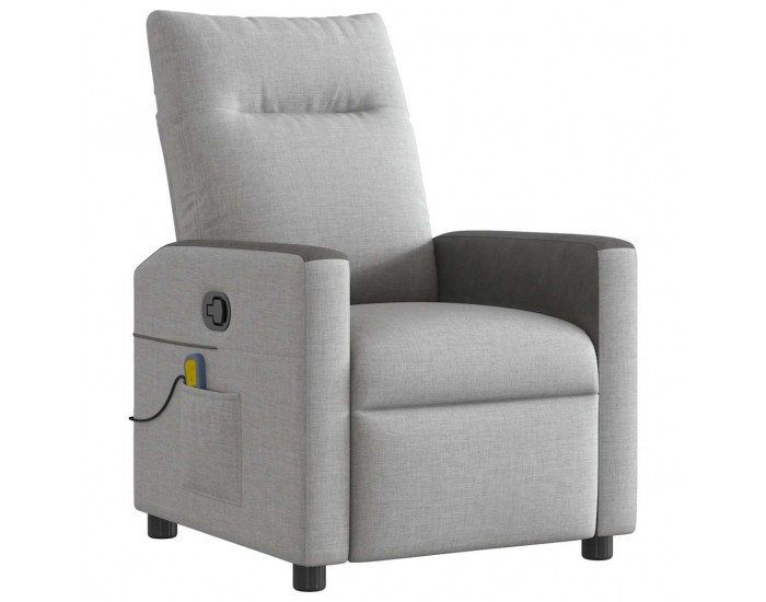 Sonata H Масажен стол за лежанка Cloud Grey Fabric