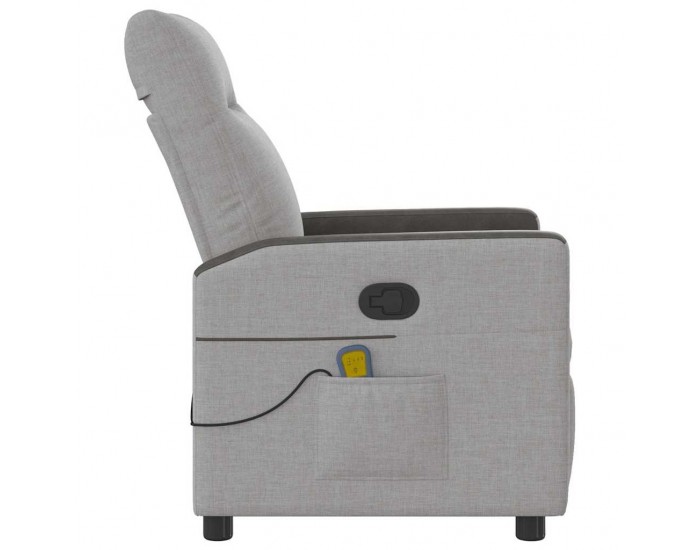 Sonata H Масажен стол за лежанка Cloud Grey Fabric