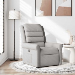 Sonata H Recliner Chair Cloud Grey Fabric - Fotolii