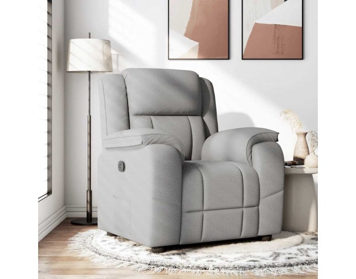 Sonata H Recliner Chair Cloud Grey Fabric
