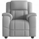 Sonata H Recliner Chair Cloud Grey Fabric