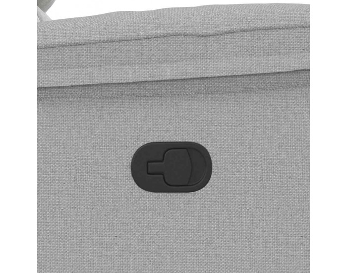 Sonata H Recliner Chair Cloud Grey Fabric