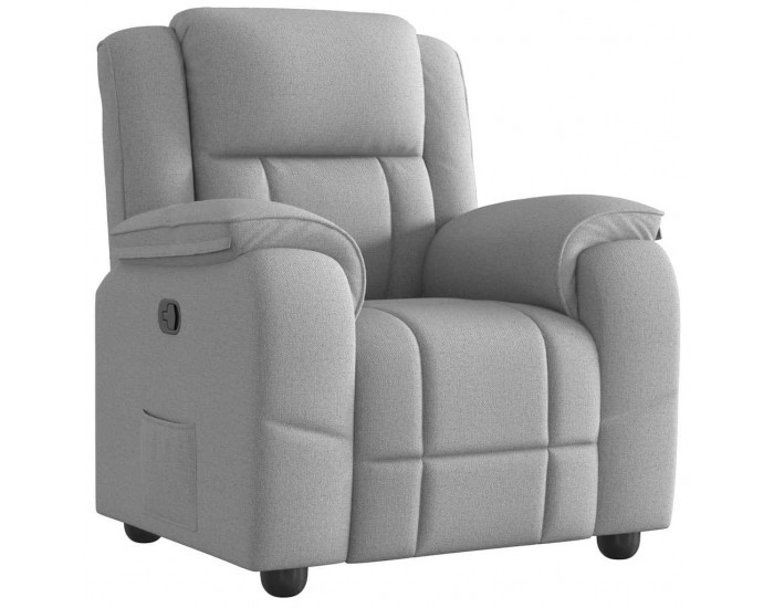 Sonata H Recliner Chair Cloud Grey Fabric