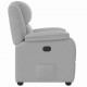 Sonata H Recliner Chair Cloud Grey Fabric