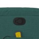 Sonata Fotoliu de masaj rabatabil, verde închis, material textil