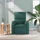 Sonata Fotoliu de masaj rabatabil, verde închis, material textil