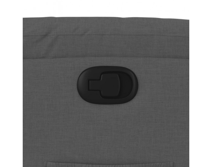 Sonata Fotoliu rabatabil, gri închis, material textil