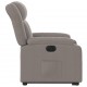 Sonata H Електрически изправящ реклайнер стол, таупе, текстил