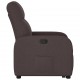 Sonata H Изправящ реклайнер стол, тъмнокафяв, текстил