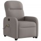 Sonata H Масажен изправящ стол реклайнер, таупе, текстил