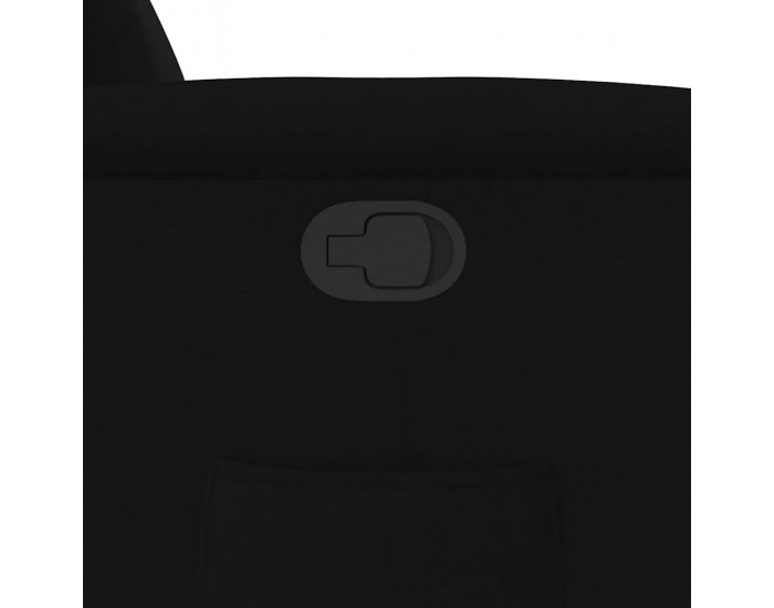 Sonata Fotoliu rabatabil, negru, material textil