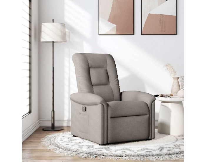 Sonata Fotoliu rabatabil, gri taupe, material textil