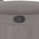 Sonata Fotoliu rabatabil, gri taupe, material textil