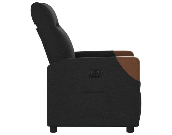 Sonata H Електрически стол реклайнер, черен, текстил