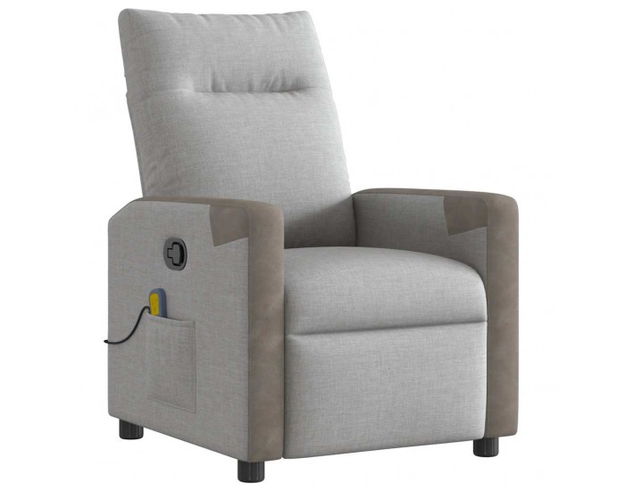 Sonata H Масажен стол за лежанка Cloud Grey Fabric