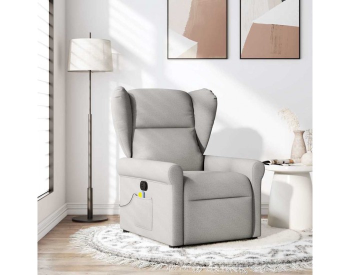 Sonata H Масажен стол за лежанка Cloud Grey Fabric