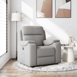 Sonata H Recliner Chair Cloud Grey Fabric - Fotolii