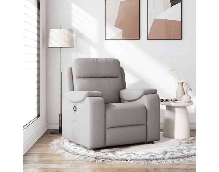 Sonata H Recliner Chair Cloud Grey Fabric